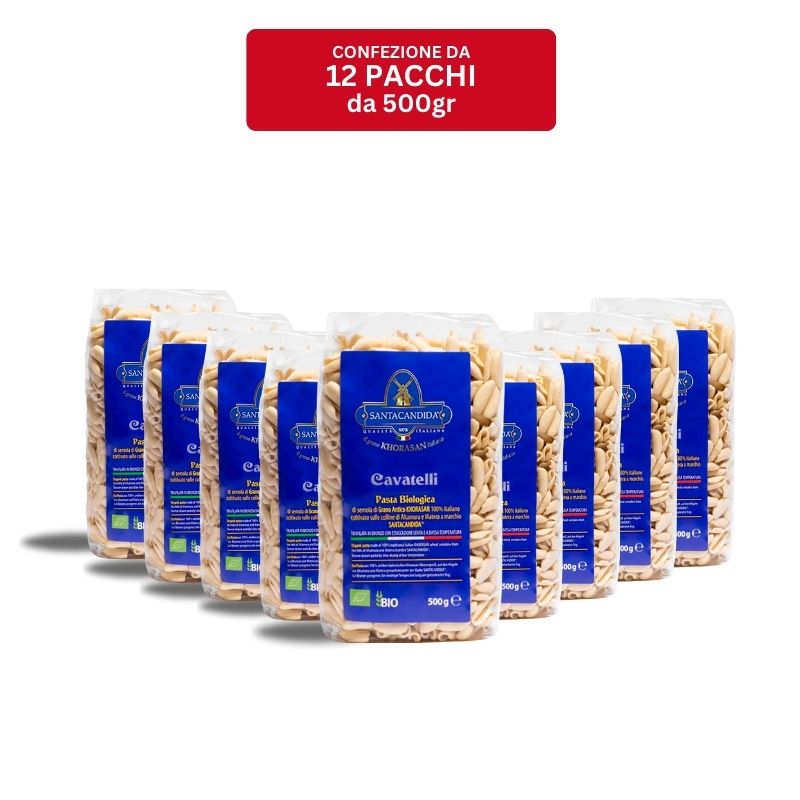 BOX Cavatelli di Khorasan bio 12 pz