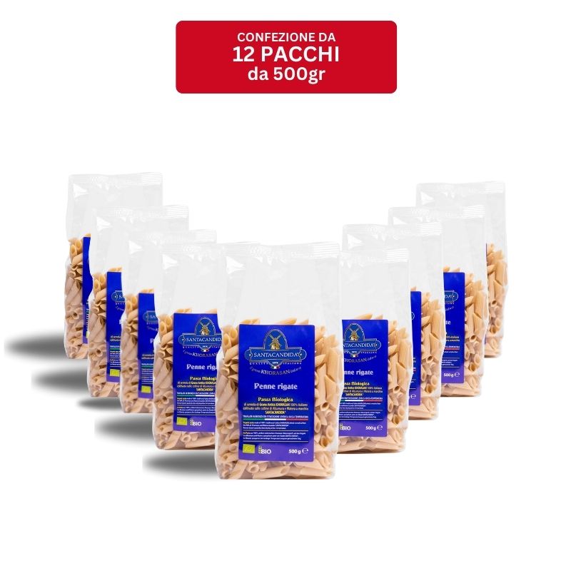 BOX Penne rigate di Khorasan bio 12 pz