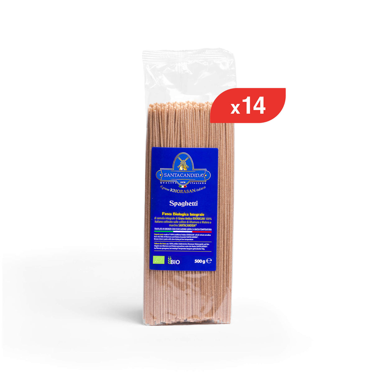 BOX Spaghetti Integrali Khorasan bio 14 pezzi biologica