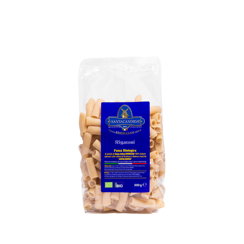 
                      
                        RIGATONI Bio di grano antico Khorasan | 500g
                      
                    