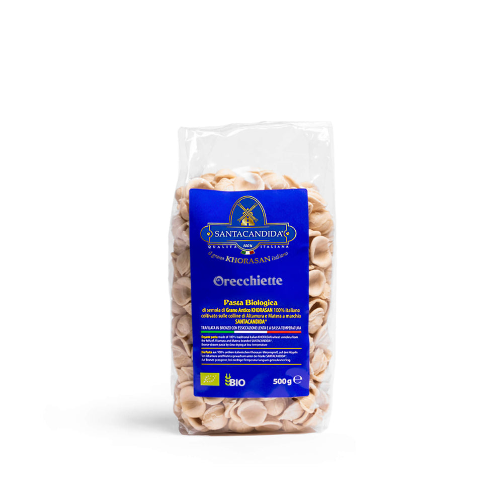 
                      
                        ORECCHIETTE bio di grano antico Khorasan | 500g
                      
                    